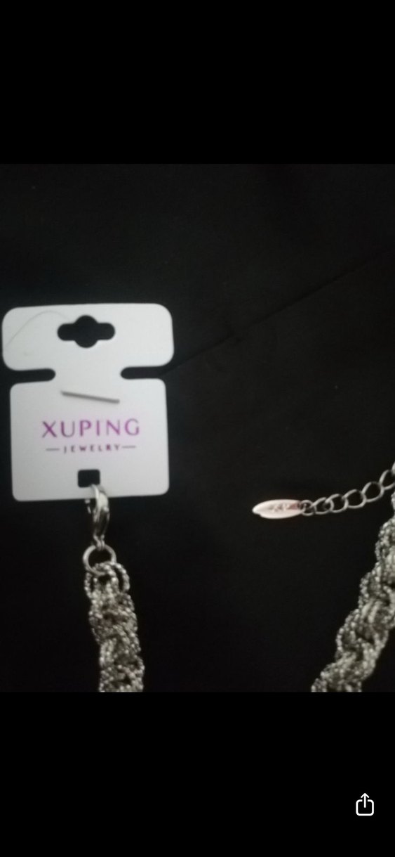 Xuping Zincir Detaylı Gri Yılan Desenli Bileklik - Görsel 2