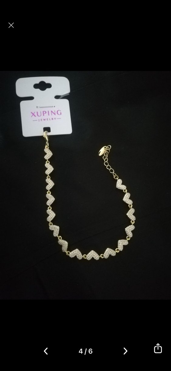 Altın Renk Zincir Detaylı Yılan Desenli Bileklik - Görsel 4