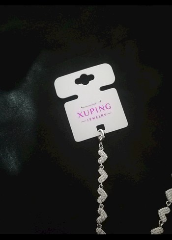 Zincir Detaylı Beyaz Yılan Desenli Bileklik - Görsel 4