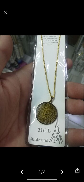 ÇELİK ZİNCİR KOLYE