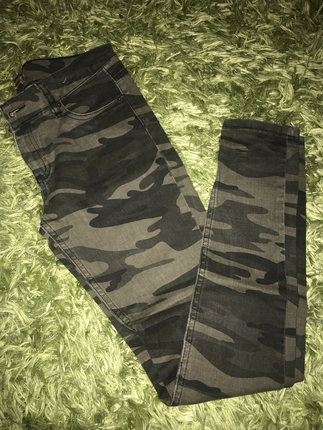Skinny kamuflaj pantolon 