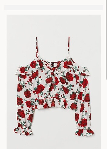 H&M kısa bluz