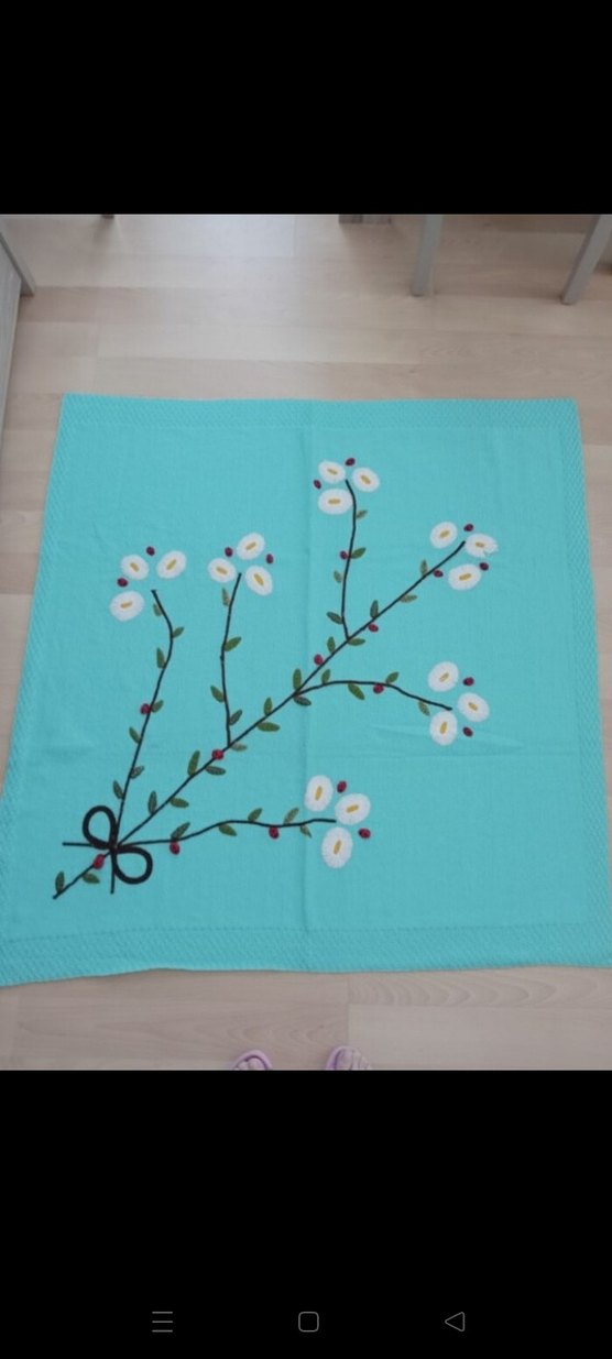 NAKIŞLI VİNTAGE BEBEK, ÖRGÜ BATTANİYE - Görsel 4