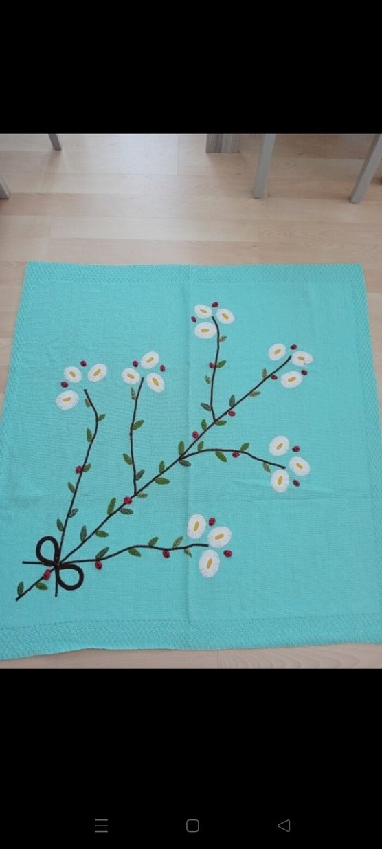 NAKIŞLI VİNTAGE BEBEK, ÖRGÜ BATTANİYE - Görsel 3