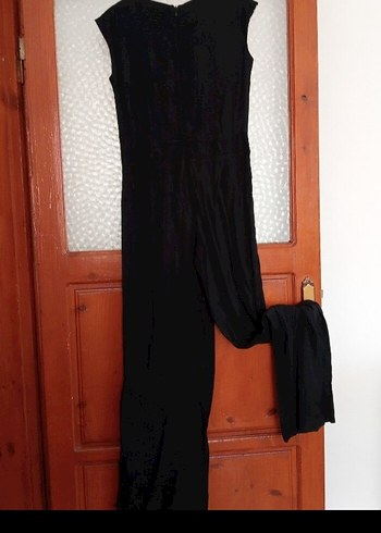 SİYAH BOHEM UZUN KADIN / TULUM YAKASI İŞLEMELİ UZUN TULUM - Görsel 5