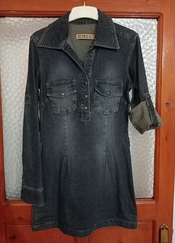m Beden lacivert Renk KOT ELBİSE & JEAN ELBİSE
