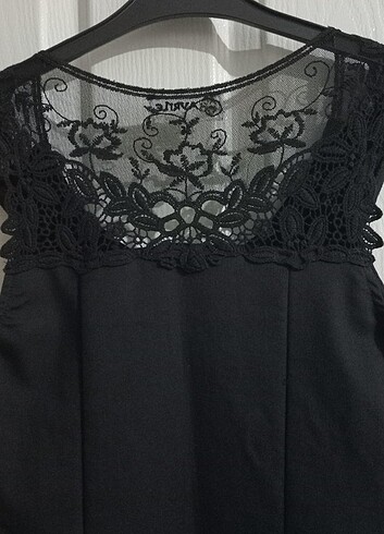 Y2K VİNTAGE GOTH COQUETTE DANTELLİ ELBİSE - Görsel 5