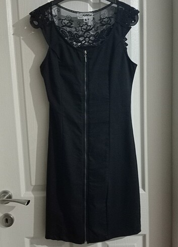 Y2K VİNTAGE GOTH COQUETTE DANTELLİ ELBİSE - Görsel 6