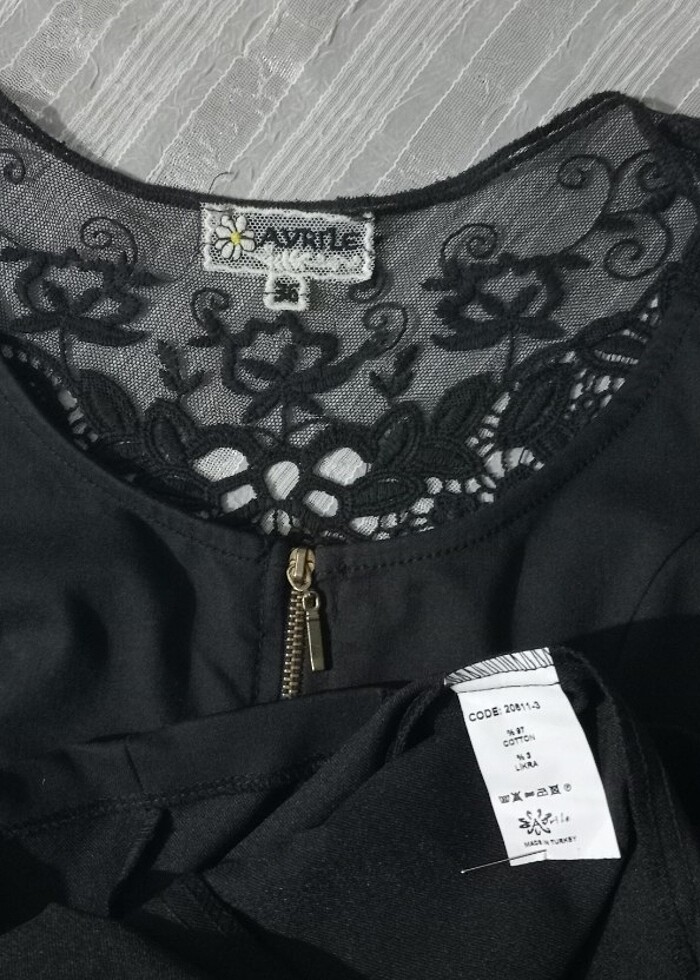 Y2K VİNTAGE GOTH COQUETTE DANTELLİ ELBİSE - Görsel 4