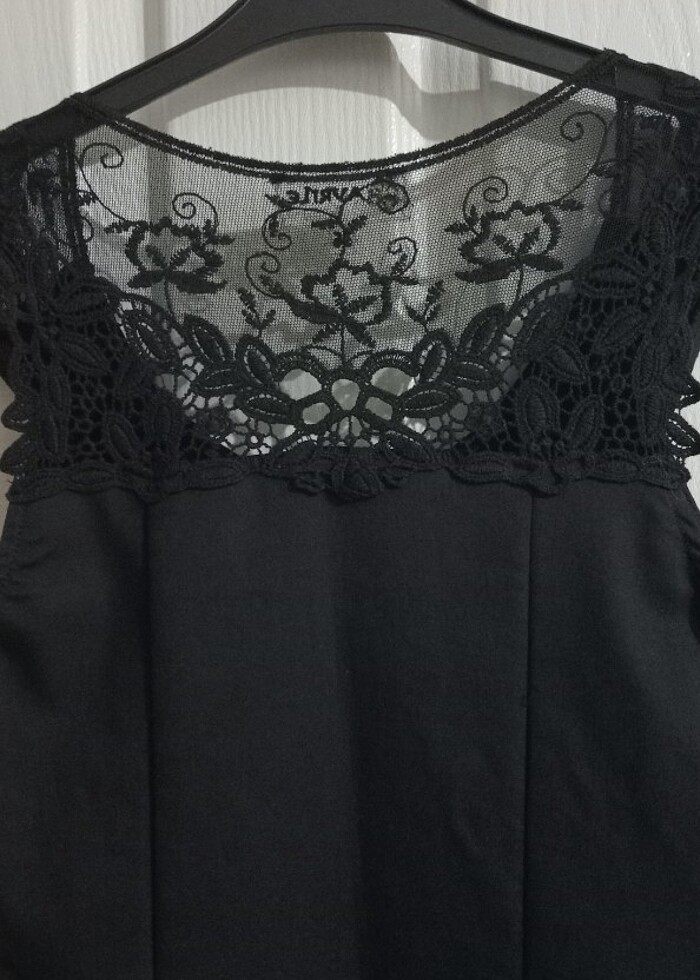 Y2K VİNTAGE GOTH COQUETTE DANTELLİ ELBİSE - Görsel 5