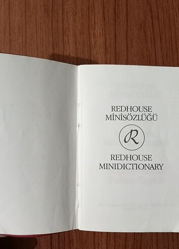 REDHOUSE MİNİ SÖZLÜK İNGİLİZCE-TÜRKÇE/İNGİLİZCE  - Görsel 11