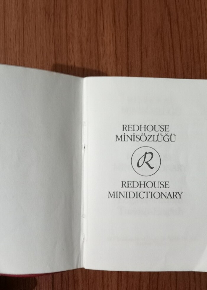REDHOUSE MİNİ SÖZLÜK İNGİLİZCE-TÜRKÇE/İNGİLİZCE  - Görsel 3