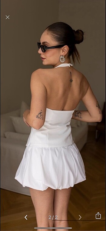 Zara Zara Model Fiyonk Taşlı Bluz