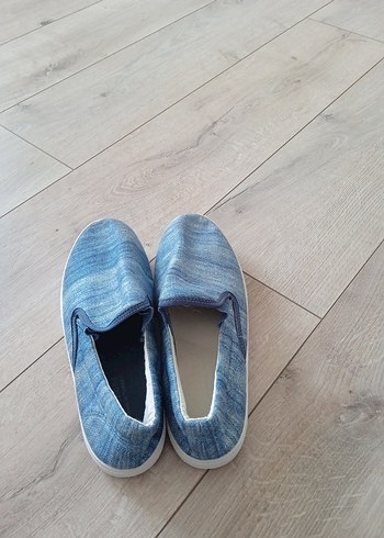 Erkek Mavi Denim Espadril Ayakkabı - Görsel 2