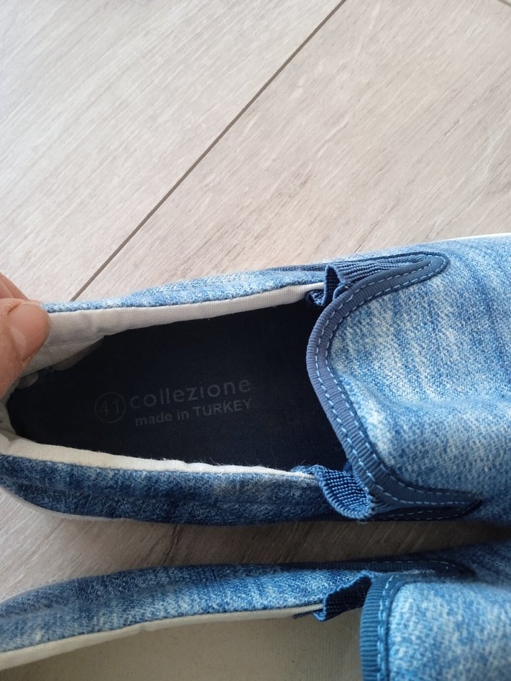 Erkek Mavi Denim Espadril Ayakkabı - Görsel 5