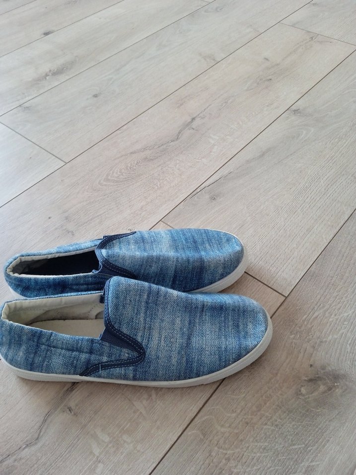 Erkek Mavi Denim Espadril Ayakkabı - Görsel 4