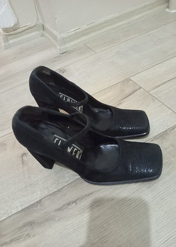 vintage eski madel kadın abiye ayakkabı - Görsel 9