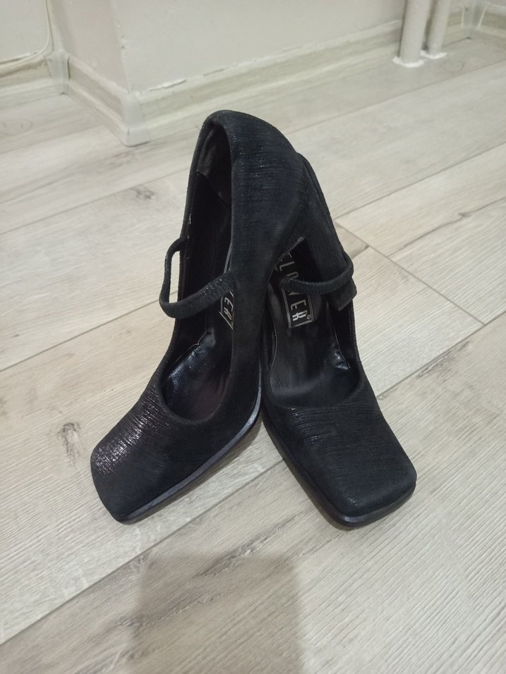 vintage eski madel kadın abiye ayakkabı - Görsel 2