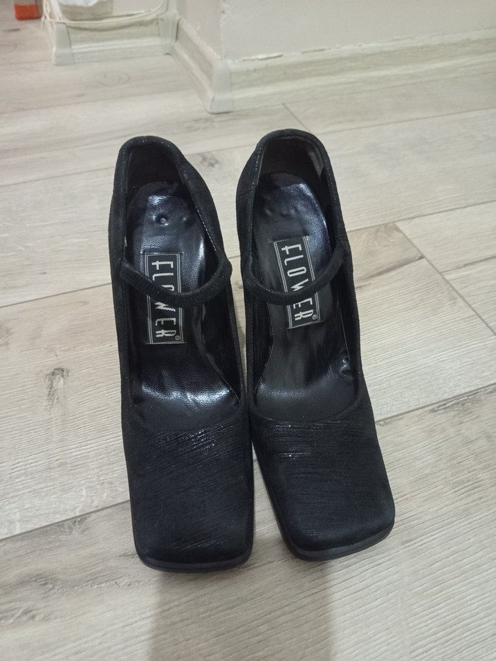 vintage eski madel kadın abiye ayakkabı - Görsel 5