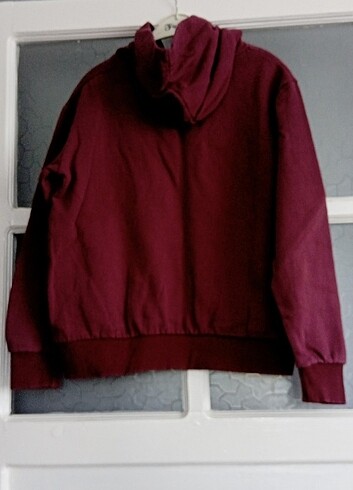 s Beden bordo Renk Mavi Kadın sweatshirt 