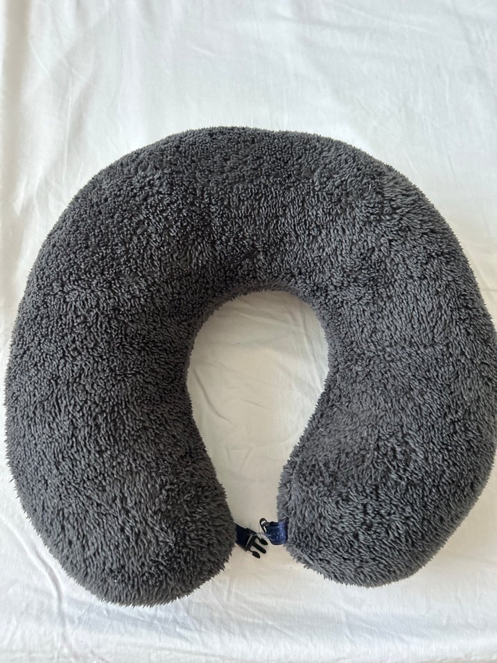 Gri Boyun Destek Yastığı seyahat yastığı - Görsel 2