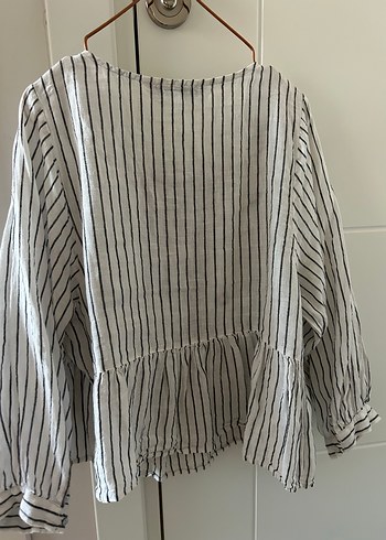 Zara Nakışlı Bohem Uzun Kollu Kadın Bluz - Görsel 7