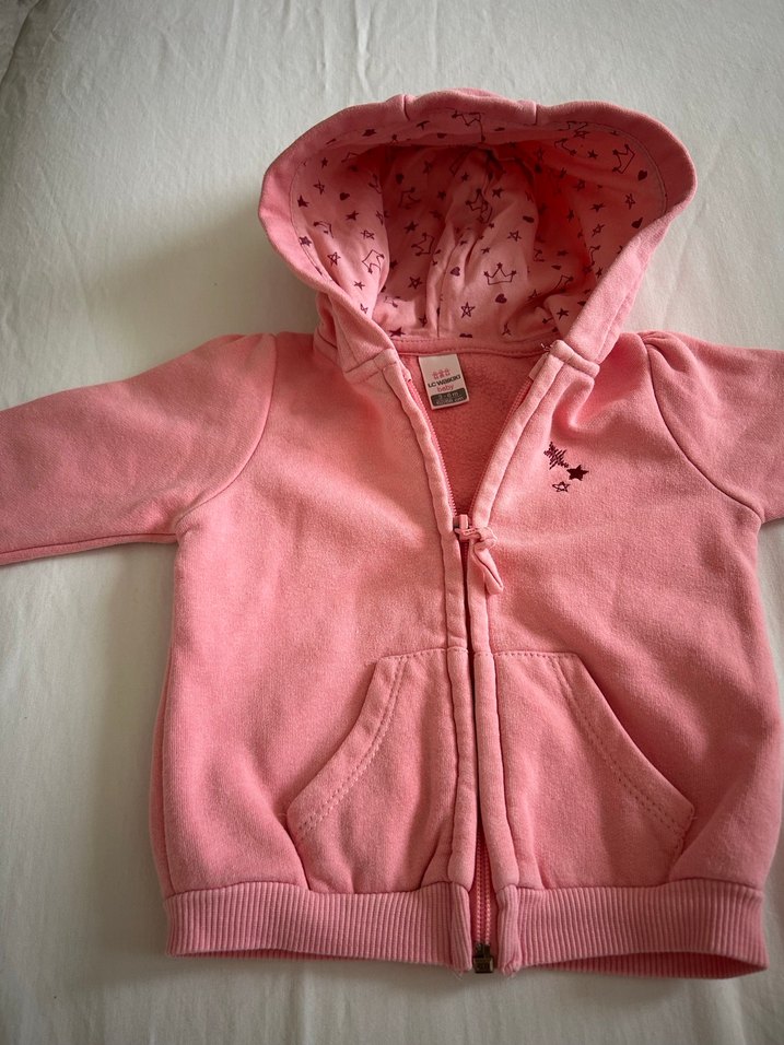 Kız Çocuk Fermuarlı Kapüşonlu Sweatshirt - Görsel 2