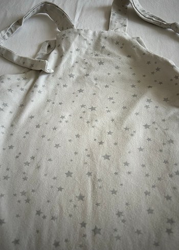 Erkek Çocuk Gri Yıldız Desenli Pamuklu Tulum - Görsel 3