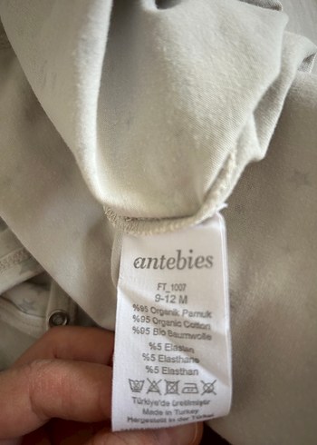 Erkek Çocuk Gri Yıldız Desenli Pamuklu Tulum - Görsel 5