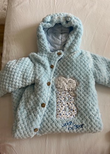 Mavi Örgü Erkek Bebek Tulum - Görsel 9