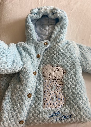 Mavi Örgü Erkek Bebek Tulum - Görsel 11