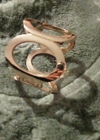 Zincir Detaylı Altın Renk Vintage Bileklik - Görsel 5