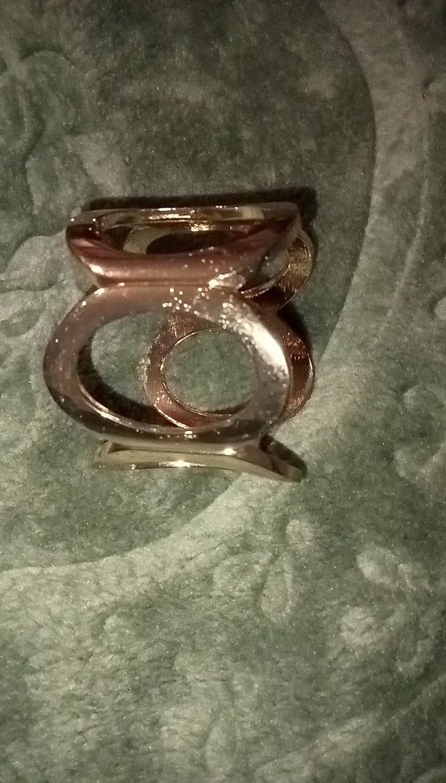 Zincir Detaylı Altın Renk Vintage Bileklik - Görsel 4