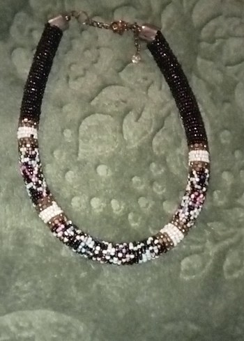 Renkli Boncuklu Bohem Uzun Kolye - Görsel 2