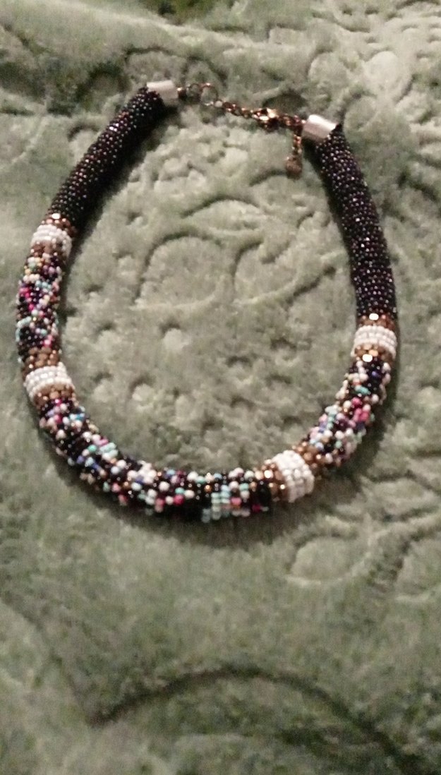 Renkli Boncuklu Bohem Uzun Kolye - Görsel 5