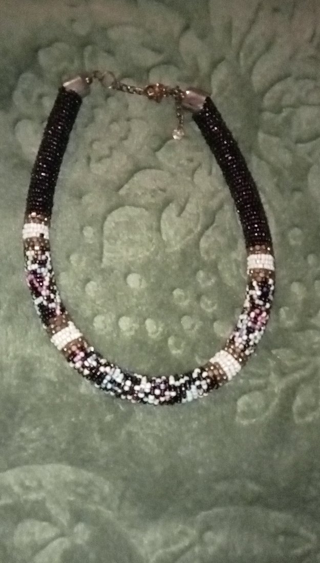 Renkli Boncuklu Bohem Uzun Kolye - Görsel 2