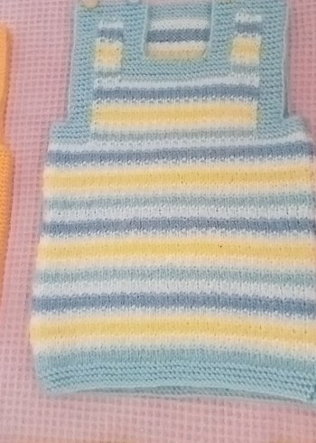 karışık kız erkek bebek el örgüsü yelekeri süveterleri - Görsel 9