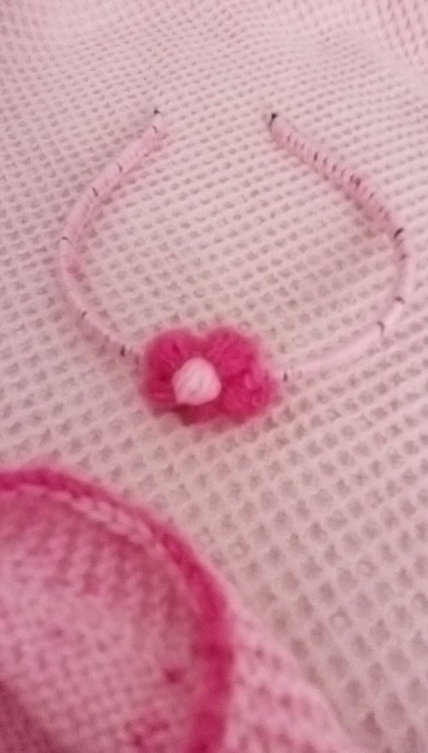 kız çocuğu el örgüsü takım - Görsel 4