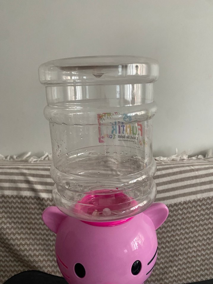 Pembe Çocuk Su Sebili ve Bardak - Görsel 4