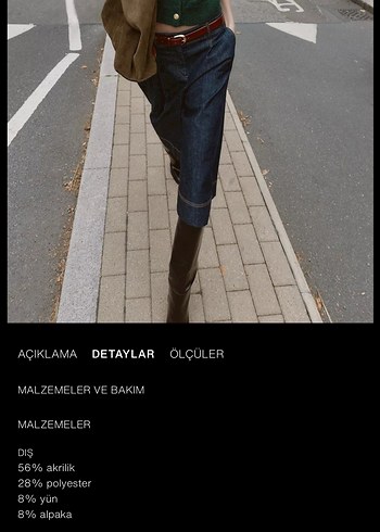 Örgü Bohem Kısa Kollu Hırka - Görsel 4