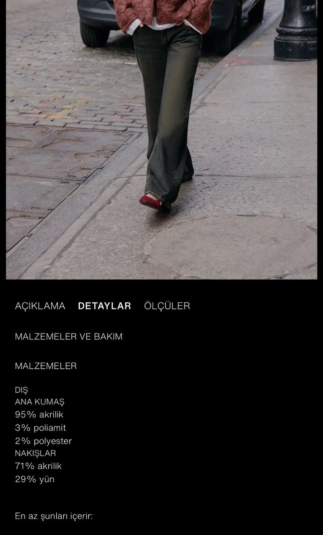 Kadın Kahverengi Örgü Hırka - Görsel 4