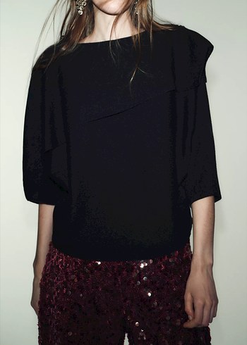 Siyah Zara kazak - Görsel 2