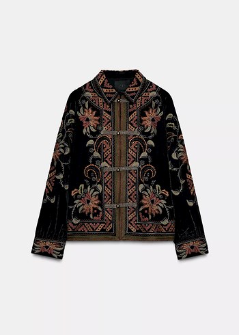 Nakışlı Bohem Kadın Ceket - Görsel 2