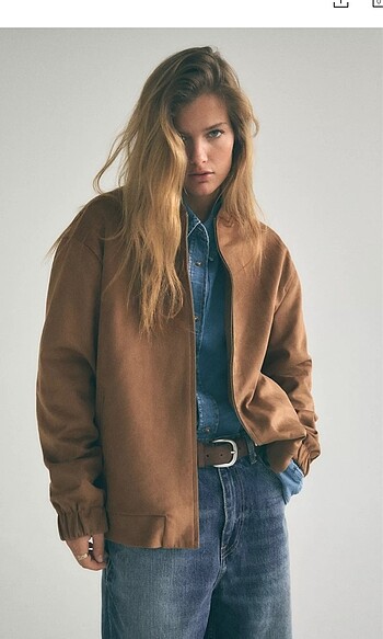 Zara camel suet mont