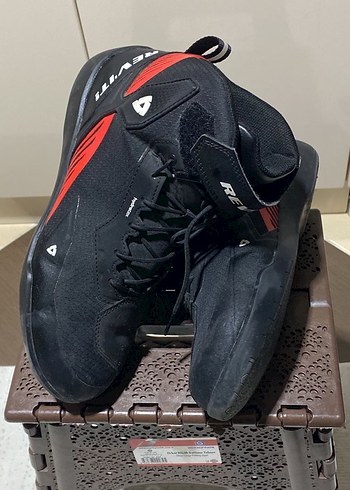 Siyah REV'IT! Biker Erkek Botları Velcro - Görsel 2