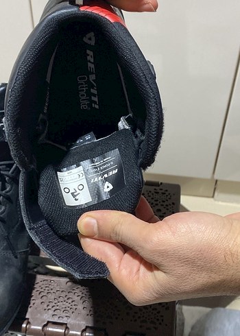 Siyah REV'IT! Biker Erkek Botları Velcro - Görsel 5