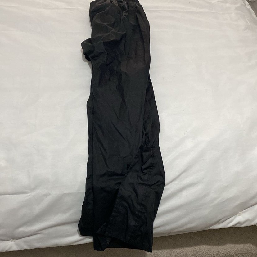 Siyah Erkek motorcu Pantolonu, Rahat Kesim - Görsel 2