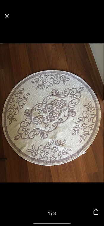 English home yuvarlak kilim
