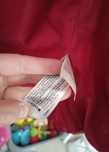 l Beden kırmızı Renk defacto şişme mont L