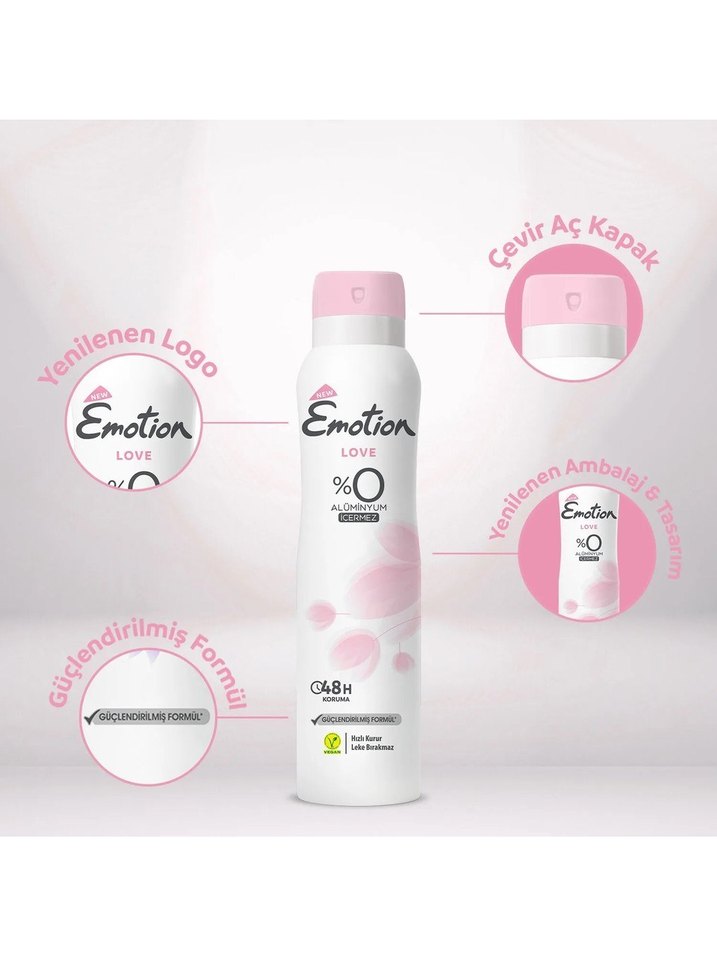 EMOTİON LOVE KADIN DEODORANT - Görsel 3